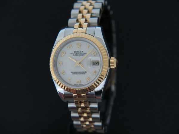 Rolex - Datejust Lady Gold/Steel White Jubilee Dial 179173