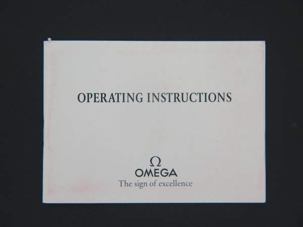 Omega - Operating Instructions Booklet for cal. 1109/1111/1120/2500