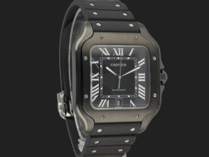 Cartier Santos Large Date ADLC Black Dial WSSA0039