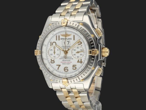 Breitling - Crosswind Special Gold/Steel White Dial B44356