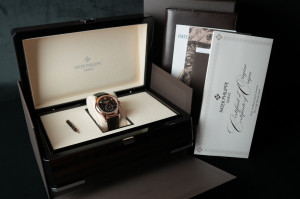 Patek Philippe Annual Calendar Moon Phases Green Dial 5205R