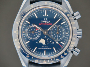 Omega Speedmaster Moonphase Co-Axial Master Chronometer Blue Side Of The Moon