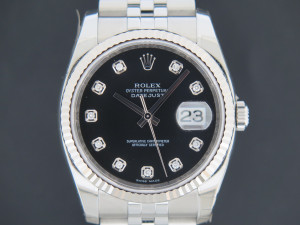 Rolex Datejust Black Diamond Dial 116234