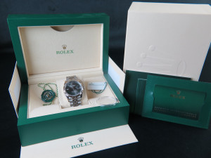 Rolex Datejust Slate Roman Dial 126234 NEW