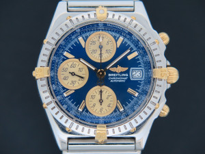 Breitling Chronomat Automatic Gold/Steel Blue Dial B13050