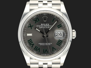 Rolex Datejust Slate Roman Dial 126200 NEW