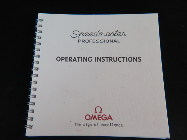 Omega - Booklet Speedmaster Professional Chronograph cal.1666