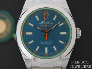 Rolex Milgauss GV Blue NEW 116400GV    