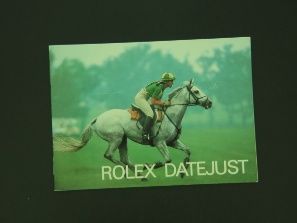 Rolex - Datejust Booklet English