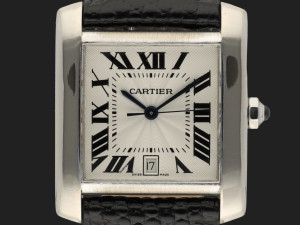 Cartier Tank Francaise GM White Gold Automatic 2366