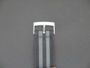 Omega Nato Strap Black/Grey 22MM