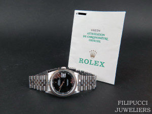 Rolex Datejust  Black Dial 16234  