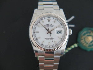 Rolex Datejust 116234 NEW  White Dial