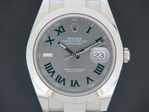 Rolex Datejust 41 Slate Roman Dial 126300 