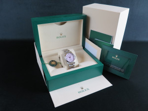 Rolex Oyster Perpetual 36 Candy Pink Dial 126000 NEW