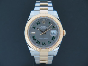 Rolex Datejust II Gold/Steel Wimbledon Dial 116333