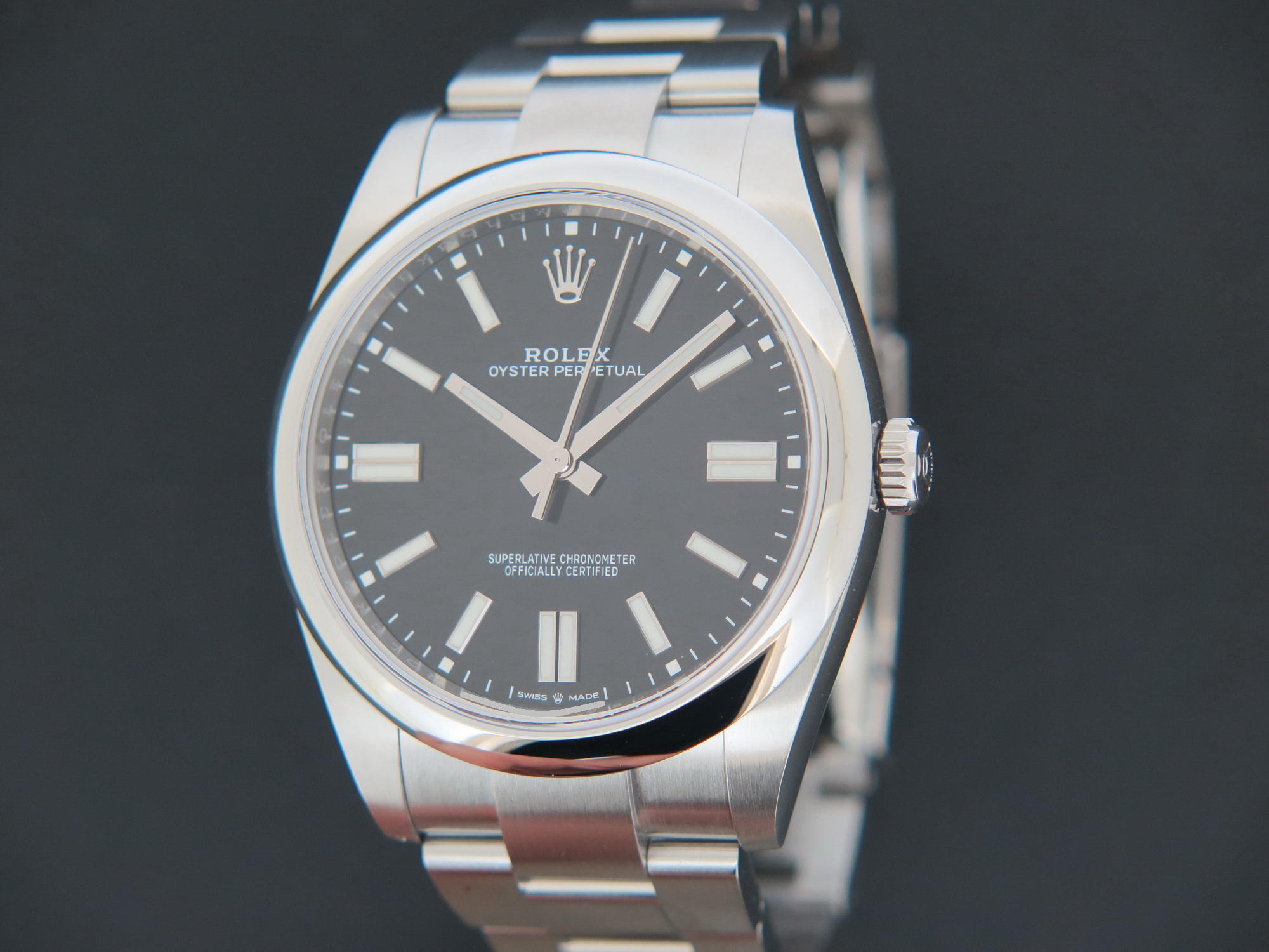 Rolex Oyster Perpetual 41 Black Dial 124300 NEW