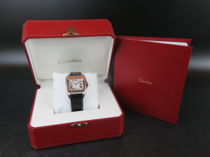 Cartier Santos 100 MM Rose Gold/Steel Automatic 2878