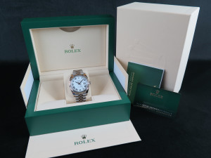 Rolex Datejust 41 White Roman Dial 126334