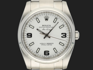 Rolex Air-King 34 White Arab Dial 114200