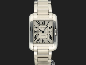 Cartier Tank Anglaise Medium Steel Silver Dial W5310009