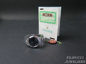 Rolex Air-King Blue 3/6/9 Dial 14000 NEW