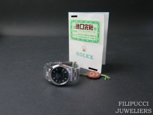 Rolex Air-King Blue 3/6/9 Dial 14000 NEW 