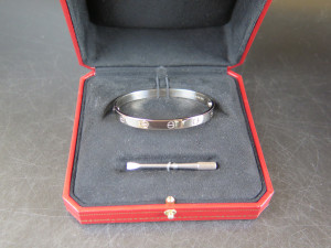 Cartier Love Bracelet White Gold 18K