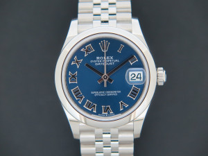 Rolex Datejust 31 Blue Roman Dial 278240 NEW