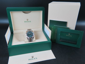 Rolex Datejust 41 Mint Green Motif Dial 126334 NEW