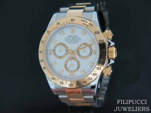 Rolex - Daytona White Diamond Dial 116523 