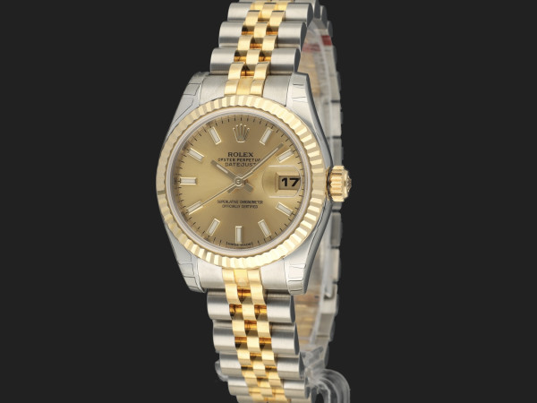 Rolex - Lady-Datejust 26 Gold/Steel Champagne Dial 179173 NEW