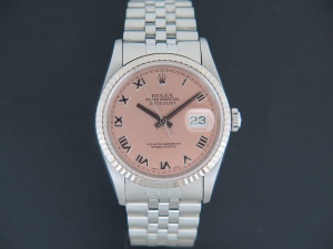 Rolex Datejust Pink Roman Dial 16234 