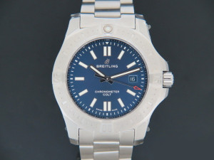 Breitling Chronomat Colt Automatic Blue Dial 44 NEW A17388