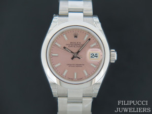 Rolex Datejust Lady 28 Pink Dial NEW 279160