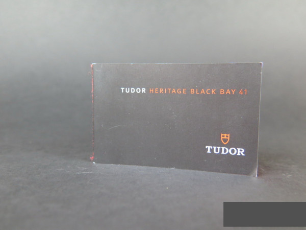 Tudor - Heritage Black Bay 41 Booklet