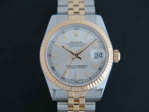 Rolex Datejust Gold/Steel Silver 178273 