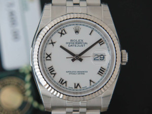 Rolex Datejust White Dial 116234 NEW   