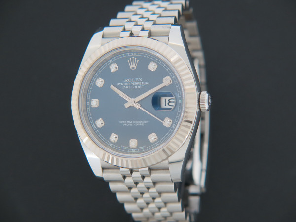 Rolex - Datejust 41 Blue Diamond Dial 126334 