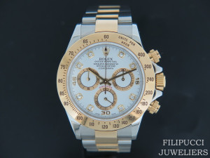 Rolex Daytona White Diamond Dial 116523