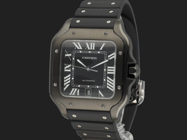 Cartier - Santos Large Date ADLC Black Dial WSSA0039