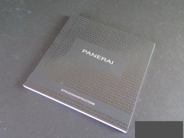 Panerai - Instructions Booklet for Luminor Base 8 Days