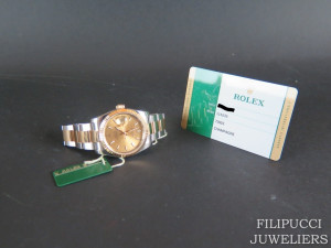 Rolex Datejust Gold/Steel Champagne Dial 116233