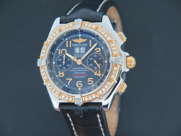 Breitling - Crosswind Special Gold/Steel Diamond Bezel B44356