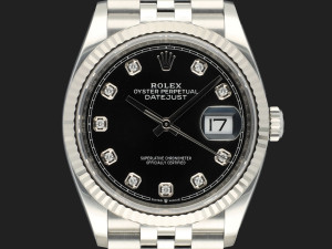 Rolex Datejust Black Diamond Dial 126234