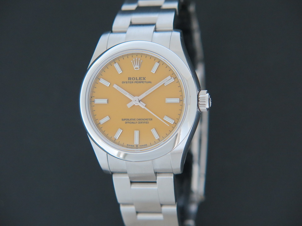 Rolex Oyster Perpetual 31 Yellow Dial 277200 NEW