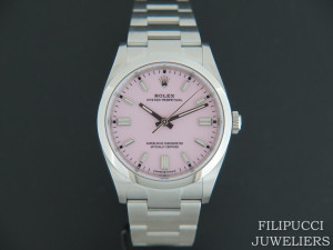 Rolex Oyster Perpetual Candy Pink Dial 126000 NEW