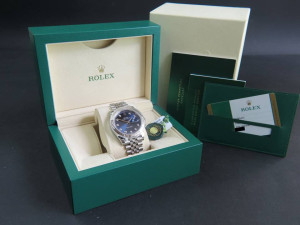 Rolex Datejust 41 Blue Diamond Dial 126334 NEW 