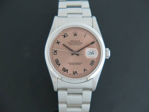 Rolex Datejust 16200 Pink Roman Dial