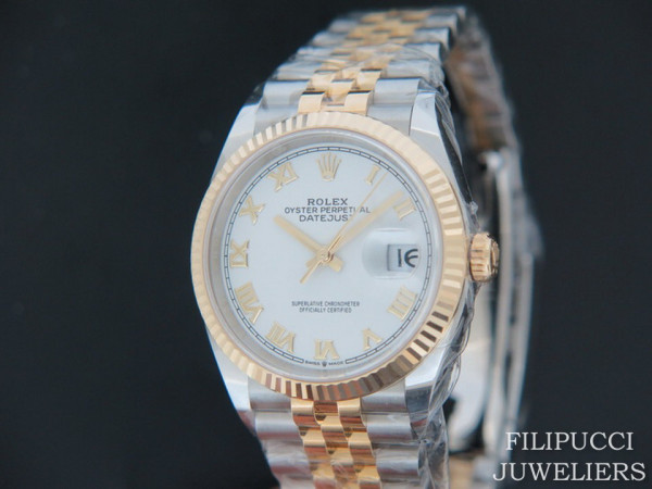 Rolex - Datejust NEW 126233 White dial 